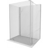 Mexen Kioto paravânt de duș Walk-in 125 x 70 x 30 cm, transparent, crom - 800-125-070-221-01-00-030