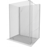 Mexen Kioto perete pentru duş Walk-in 130 x 85 x 30 cm, transparent, crom - 800-130-085-221-01-00-030