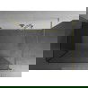 Mexen Kioto Walk-in zuhanyfal 140 x 80 cm, áttetsző, aranycsiszolt - 800-140-212-55-00-080