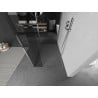 Mexen Kioto perete de dus Walk-in 100 x 95 x 40 cm, transparent, crom - 800-100-095-221-01-00-040
