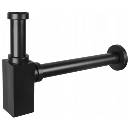 Mexen semisifon lavoar pătrat, negru - 79960-70