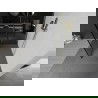 Mexen Kioto panou de duș Walk-in 100 x 100 cm, model negru, finisaj cu aur periat - 800-100-212-55-70-100