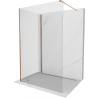 Mexen Kioto perete walk-in pentru duș 140 x 115 cm, transparent, aur roz - 800-140-212-60-00-115