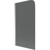 Mexen Felix paravan cadă 1-canat 70 x 140 cm, grafit, crom - 890-070-001-01-40