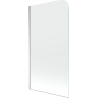 Mexen Felix paravan de baie cu un panou 75 x 140 cm, transparent, crom - 890-075-001-01-00