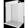 Mexen Kioto cabina de duș Walk-in 100 x 75 cm, transparent, cu bronz periat - 800-100-212-65-00-075