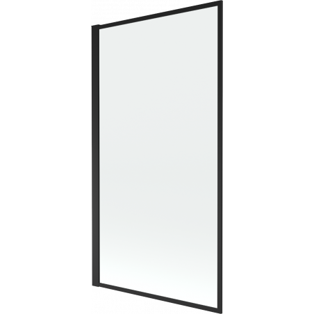 Mexen Alex egyajtós fürdőkád paraván 80 x 140 cm, fekete keret fix - 893-080-000-70-70