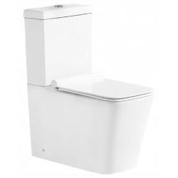 Mexen Cube WC compact și capac cu închidere lentă, Albă - 31014000