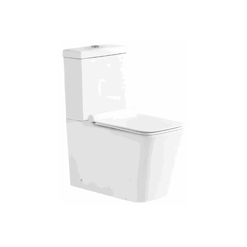 Mexen Cube WC compact și capac cu închidere lentă, Albă - 31014000