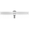 Mexen Flat 360° Slim forgatható vonalmenti lefolyó 60 cm, fehér - 1241060