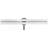 Mexen Flat 360° Slim forgó zuhanyfolyóka 70 cm, Fehér - 1241070