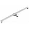 Mexen Flat 360° Slim forgatható lineáris padlóösszefolyó 110 cm, fehér - 1241110