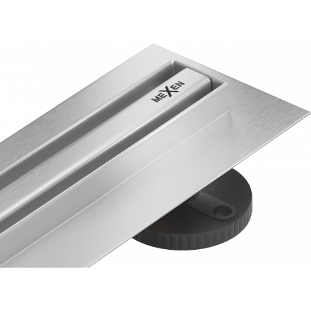 Mexen Flat 360° Slim forgó zuhanyfolyóka 100 cm, Króm - 1041100