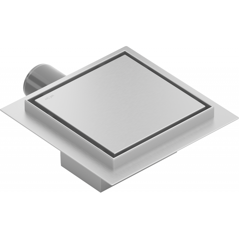 Mexen Flat-Q M13 rigolă podea pătrată 15 x 15 cm, inox - 1010015