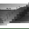 Mexen Kioto Walk-in zuhanyfal 140 x 70 cm, átlátszó, gun gray csiszolt - 800-140-212-66-00-070