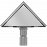 Mexen Flat-T M13 scurgere de podea triunghiulară 20 x 20 cm, inox - 1010320