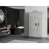 Mexen Kioto paravan de duş Walk-in 120 x 85 x 30 cm, transparent, auriu - 800-120-085-221-50-00-030