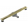 Mexen Flat 360° Slim forgó zuhanyfolyóka 60 cm, Arany - 1541060
