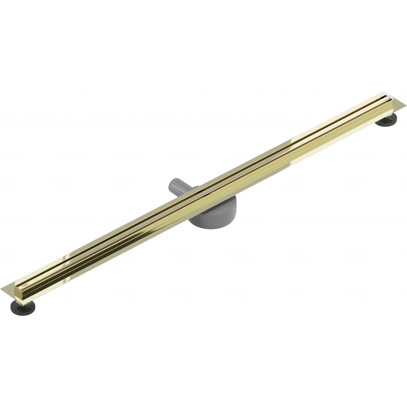 Mexen Flat 360° Slim forgatható, vonalmenti lefolyó 110 cm, arany - 1541110