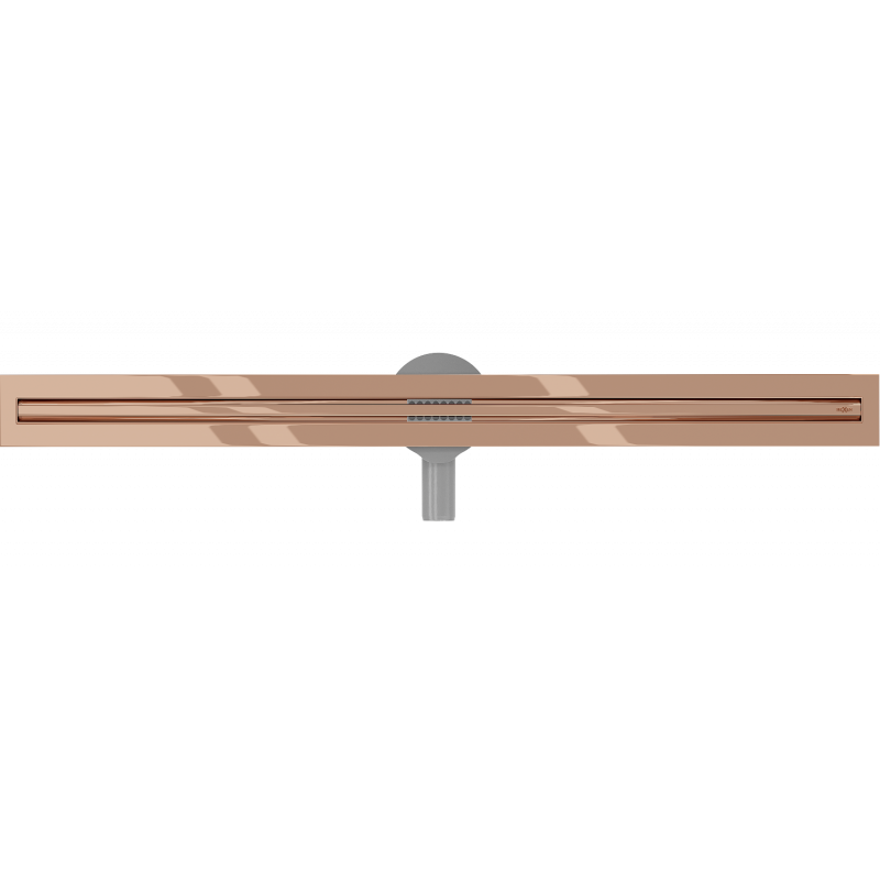 Mexen Flat 360° Slim forgó vonalmenti lefolyó 80 cm, rózsaszín arany - 1641080