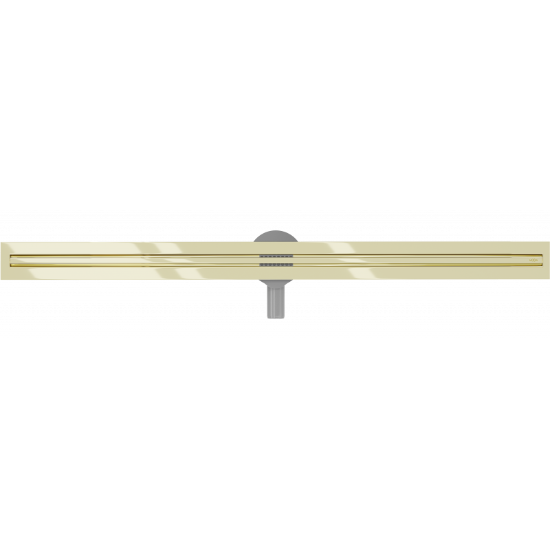 Mexen Flat 360° Slim 120 cm-es forgatható vonalmenti lefolyó, arany - 1541120