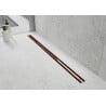 Mexen Flat 360° Slim forgó zuhanyfolyóka 70 cm, Rózsaszín-arany - 1641070