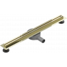 Mexen Flat 360° Slim scurgere liniar rotativă 70 cm, aurie - 1541070