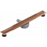 Mexen Flat 360° Slim forgó zuhanyfolyóka 70 cm, Rózsaszín-arany - 1641070