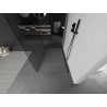 Mexen Kioto perete de duș Walk-in 130 x 120 cm, transparent, gri armă periat - 800-130-212-66-00-120