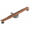 Mexen Flat 360° Slim scurgere liniară rotativă 60 cm, Roz-auriu - 1641060