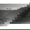 Mexen Kioto perete de duș Walk-in 140 x 70 x 40 cm, transparent, aurit - 800-140-070-221-50-00-040