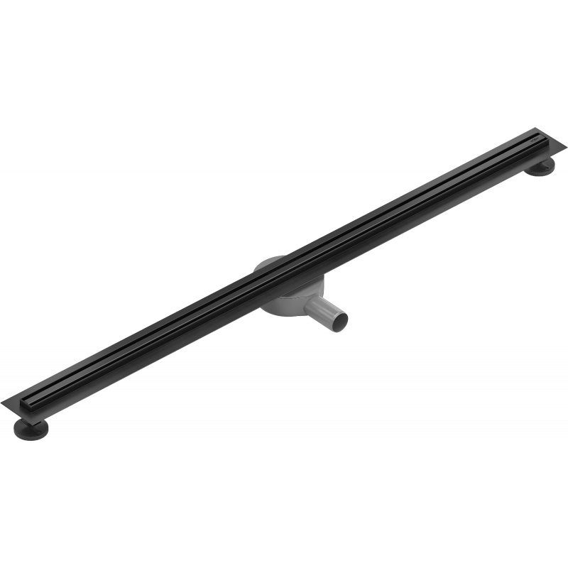Mexen Flat 360° Slim 110 cm-es forgóvonalú padlóösszefolyó, fekete - 1741110