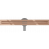 Mexen Flat 360° Slim scurgere liniară rotativă 60 cm, Roz-auriu - 1641060