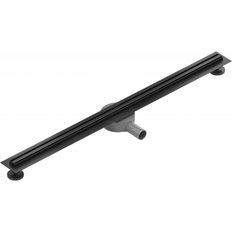 Mexen Flat 360° Slim forgóvonalas lineáris lefolyó 100 cm, fekete - 1741100