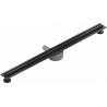 Mexen Flat 360° Slim forgó zuhanyfolyóka 80 cm, Fekete - 1741080