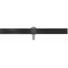 Mexen Flat 360° Slim 360°-os elforgatható 80 cm hosszú lineáris lefolyó, fekete - 1741080