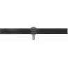 Mexen Flat 360° Slim forgó zuhanyfolyóka 80 cm, Fekete - 1741080