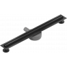 Mexen Flat 360° Slim forgó zuhanyfolyóka 70 cm, Fekete - 1741070