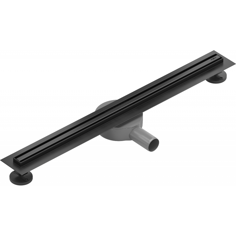 Mexen Flat 360° Slim 70 cm-es forgatható lináris vízelvezető, fekete - 1741070