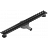 Mexen Flat 360° Slim forgó zuhanyfolyóka 70 cm, Fekete - 1741070