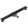 Mexen Flat 360° Slim scurgere liniară rotativă 70 cm, Neagră - 1741070
