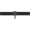 Mexen Flat 360° Slim scurgere liniară rotativă 70 cm, Neagră - 1741070
