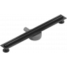 Mexen Flat 360° Slim forgó zuhanyfolyóka 60 cm, Fekete - 1741060