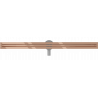 Mexen Flat 360° Slim forgó zuhanyfolyóka 110 cm, Rózsaszín-arany - 1641110