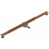 Mexen Flat 360° Slim forgó zuhanyfolyóka 110 cm, Rózsaszín-arany - 1641110
