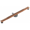Mexen Flat 360° Slim scurgere liniară rotativă 100 cm, aur roz - 1641100