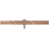 Mexen Flat 360° Slim forgó zuhanyfolyóka 100 cm, Rózsaszín-arany - 1641100
