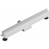 Mexen Flat Wall 2 az 1-ben falra szerelhető vonalmenti vízelvezető, 50 cm, inox - 1030050