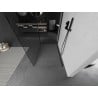 Mexen Kioto panou de duș Walk-in 125 x 70 cm, transparent, negru - 800-125-212-70-00-070