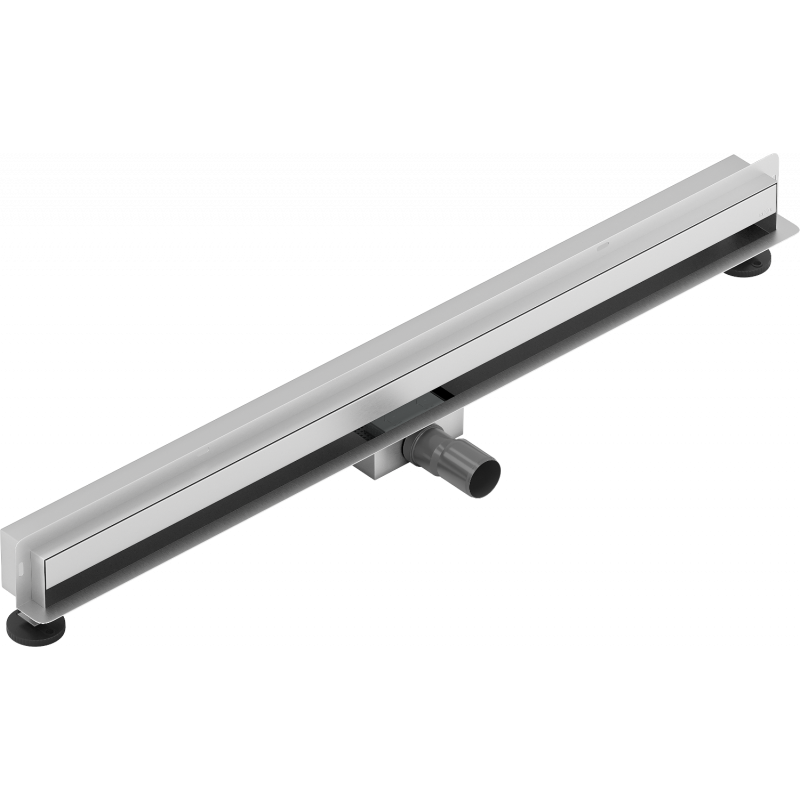 Mexen Flat Wall fali lineáris lefolyó 2 az 1-ben 80 cm, inox - 1030080